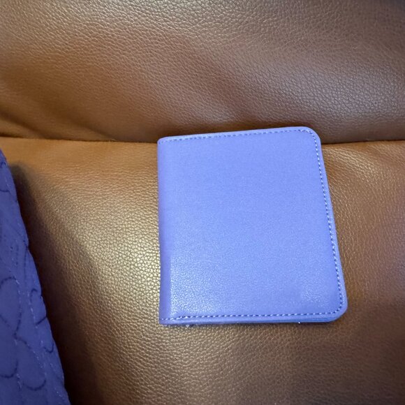 Lavender Crossbody Shoulder Bag Chain Strap NWOT with matching wallet - Picture 6 of 7